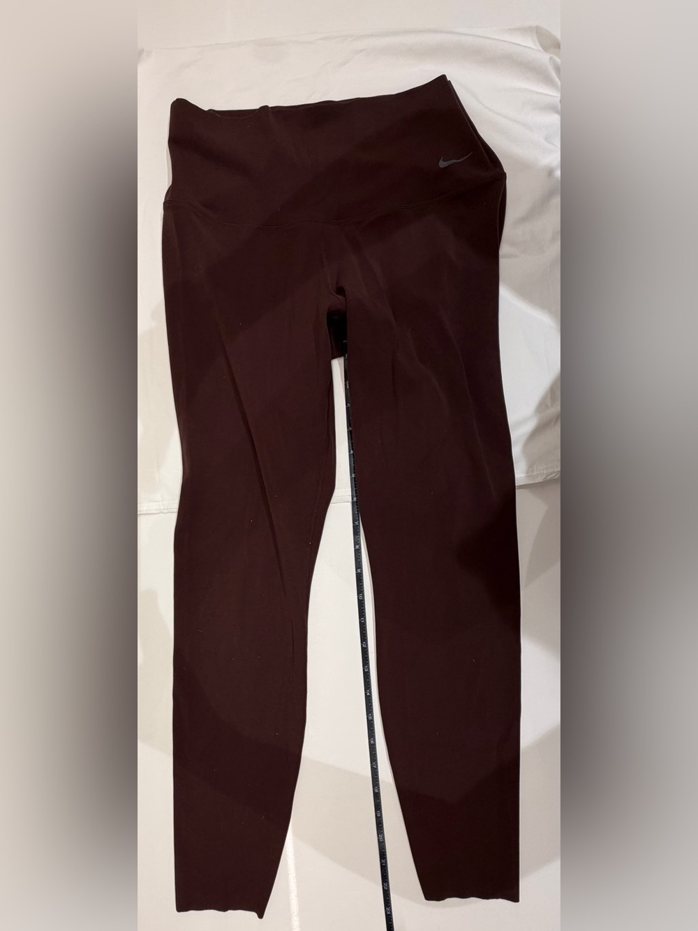Nike Dri-FIT High-Waisted 7/8 Leggings Burgundy Crush Medium